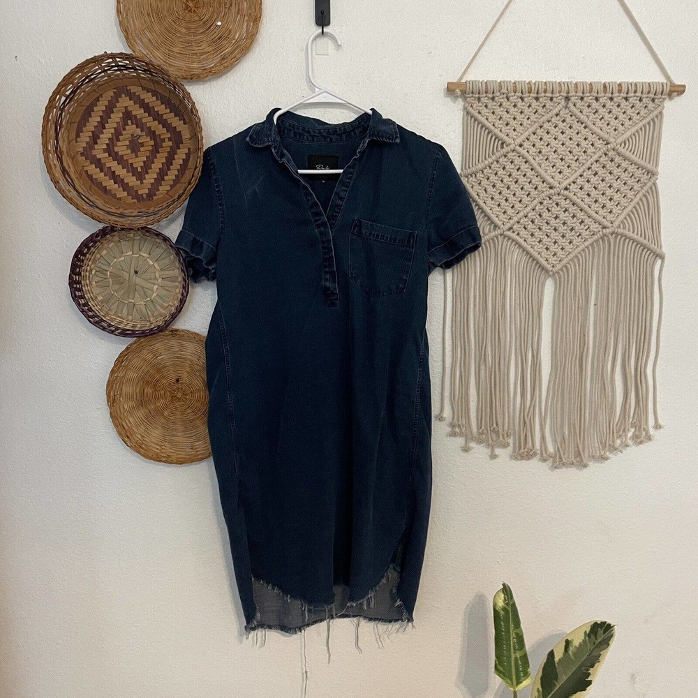 Rails Dark Blue Midi Dress